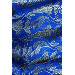 Royal Printed Lame 44 - 45 Inches - Royal Blue