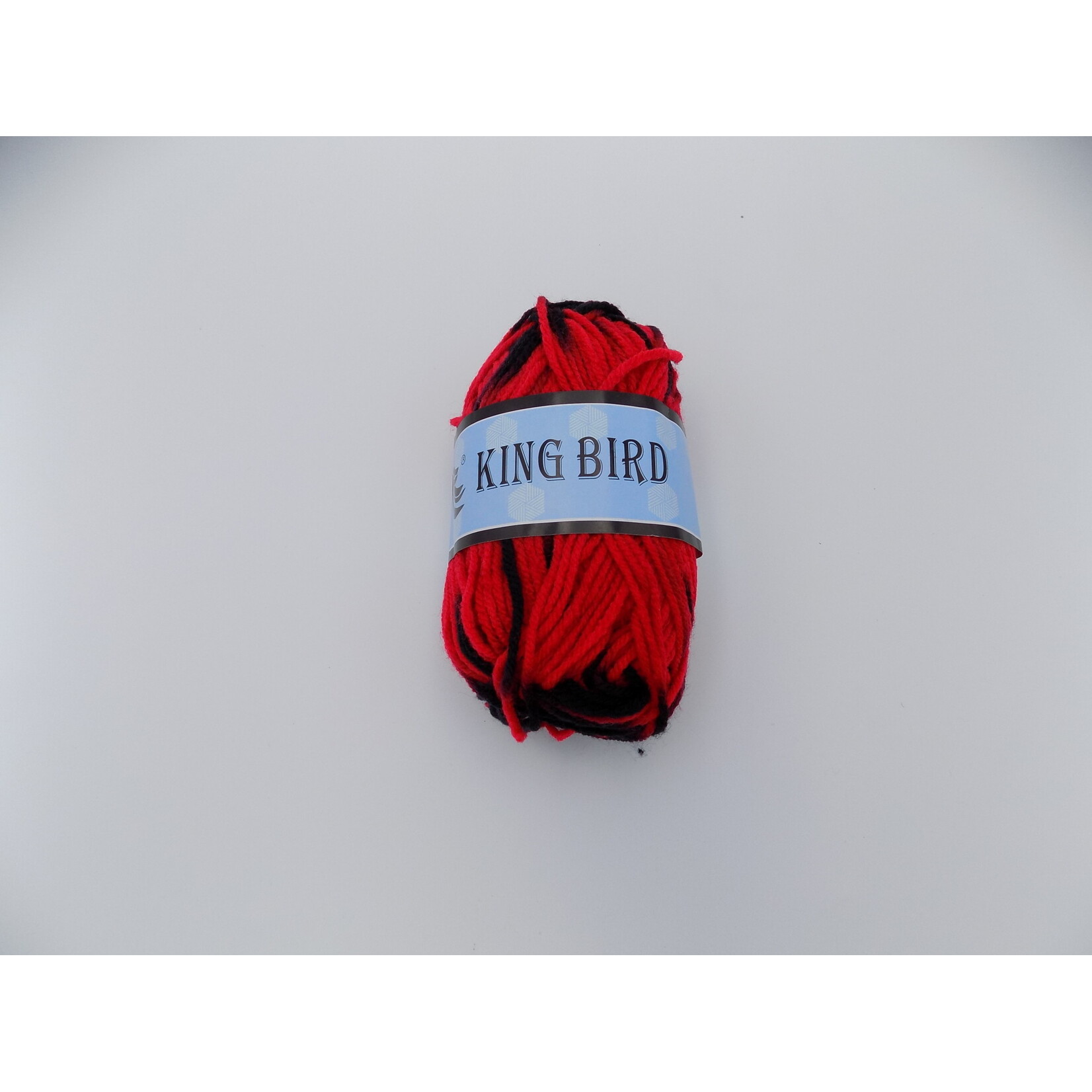 King Bird Variegated Wool 50g Red, Black