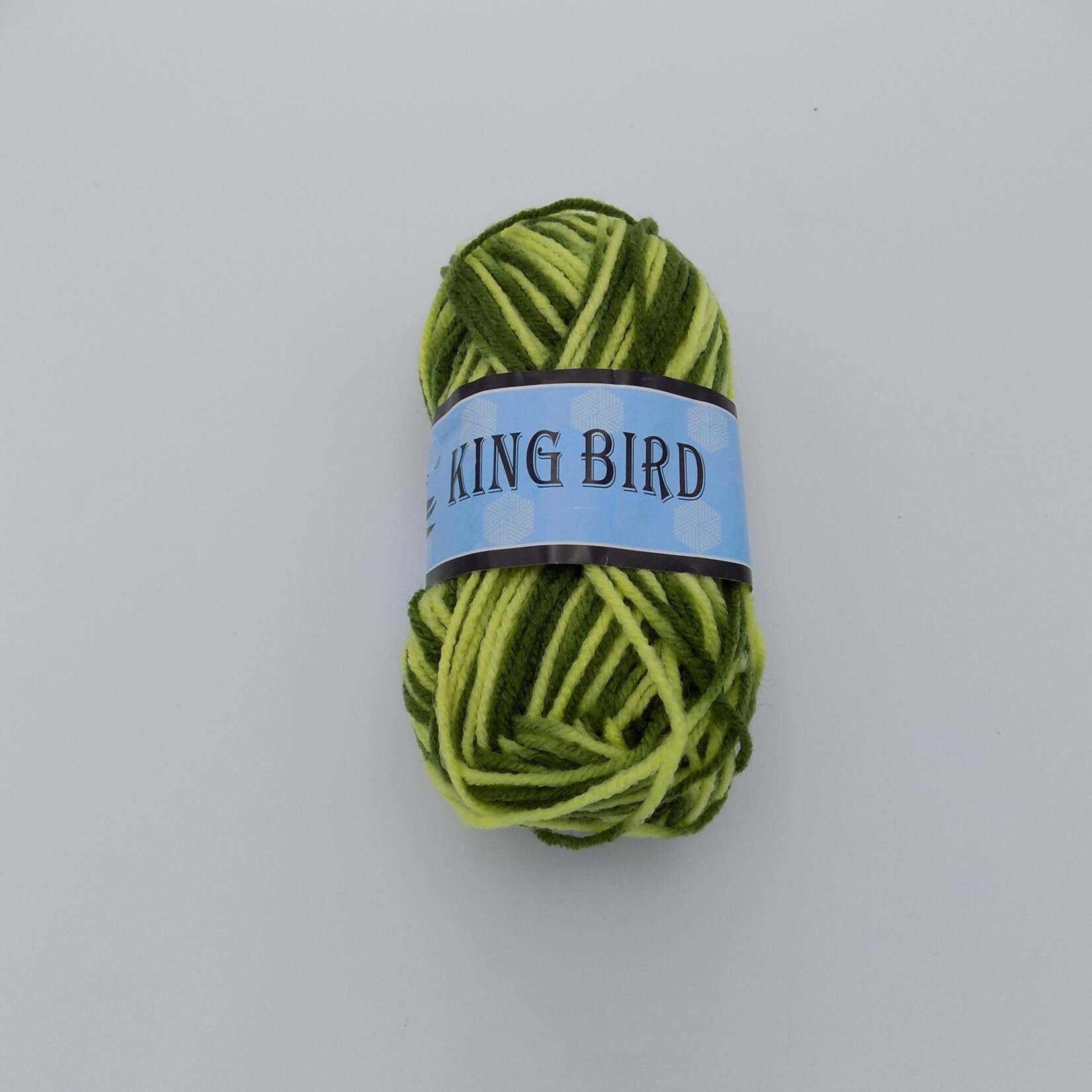 King Bird Variegated Wool 50g Yellow, Green