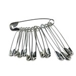Safety Pins Silver Medium (1 Bundle)