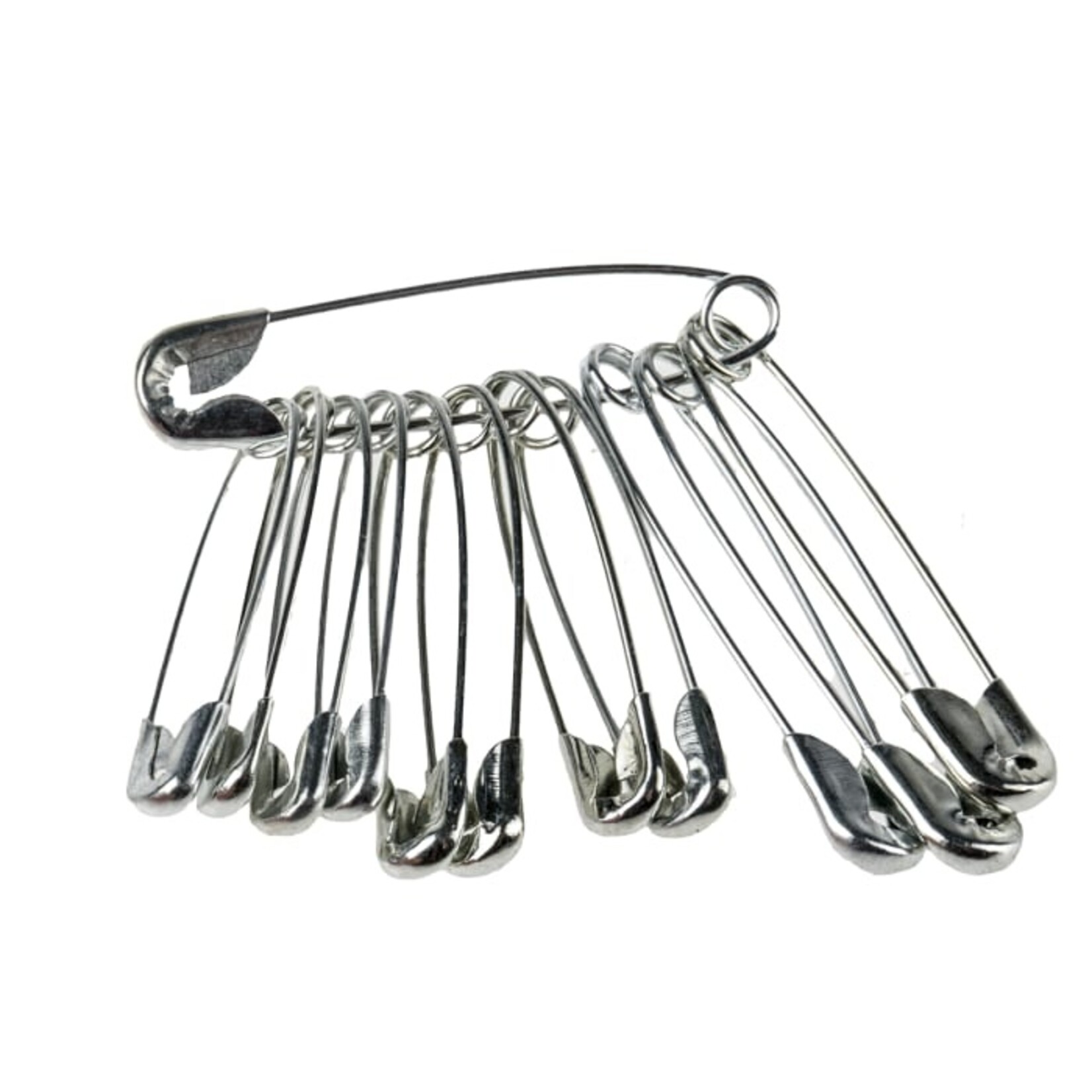 Safety Pins Silver Medium (1 Bundle)