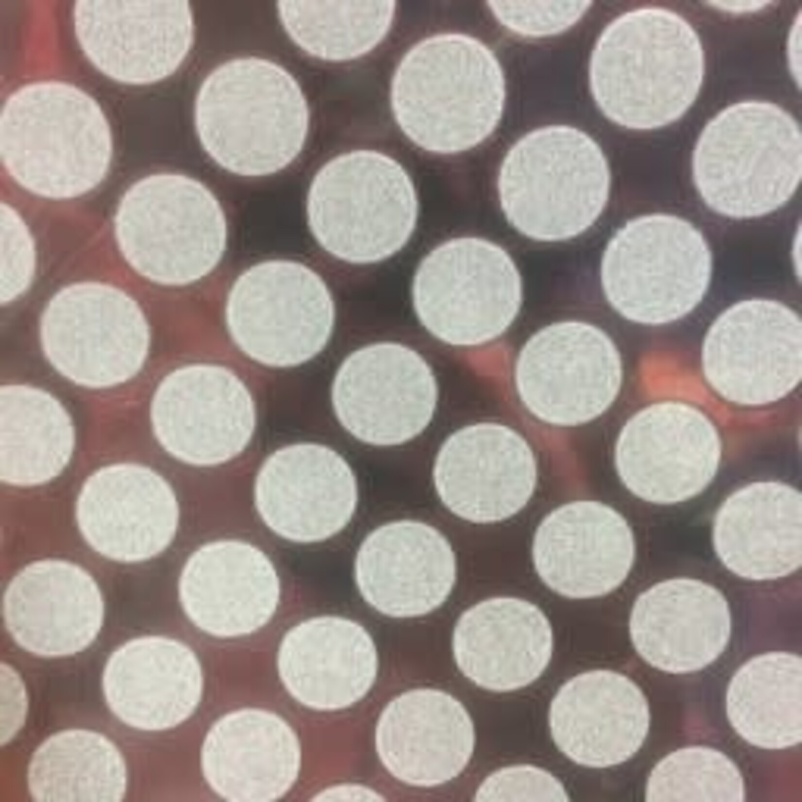 Glitter Paper Dots Style Non-Adhesive (5 Sheets) Red