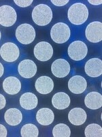Glitter Paper Dots Style Non-Adhesive (5 Sheets) Dark Blue