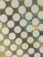 Glitter Paper Dots Style Non-Adhesive (5 Sheets) Dark Gold