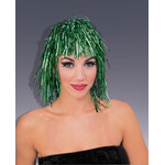 Tinsel Wig Green