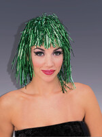 Tinsel Wig Green