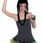 Tinsel Wig Black