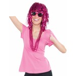 Tinsel Wig Pink