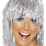 Tinsel Wig Silver