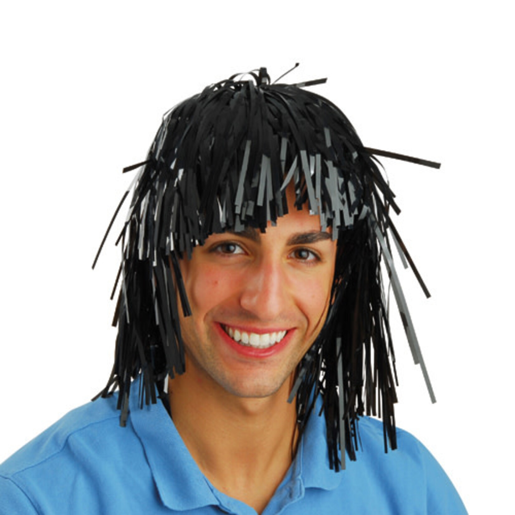 Foil Wig Black