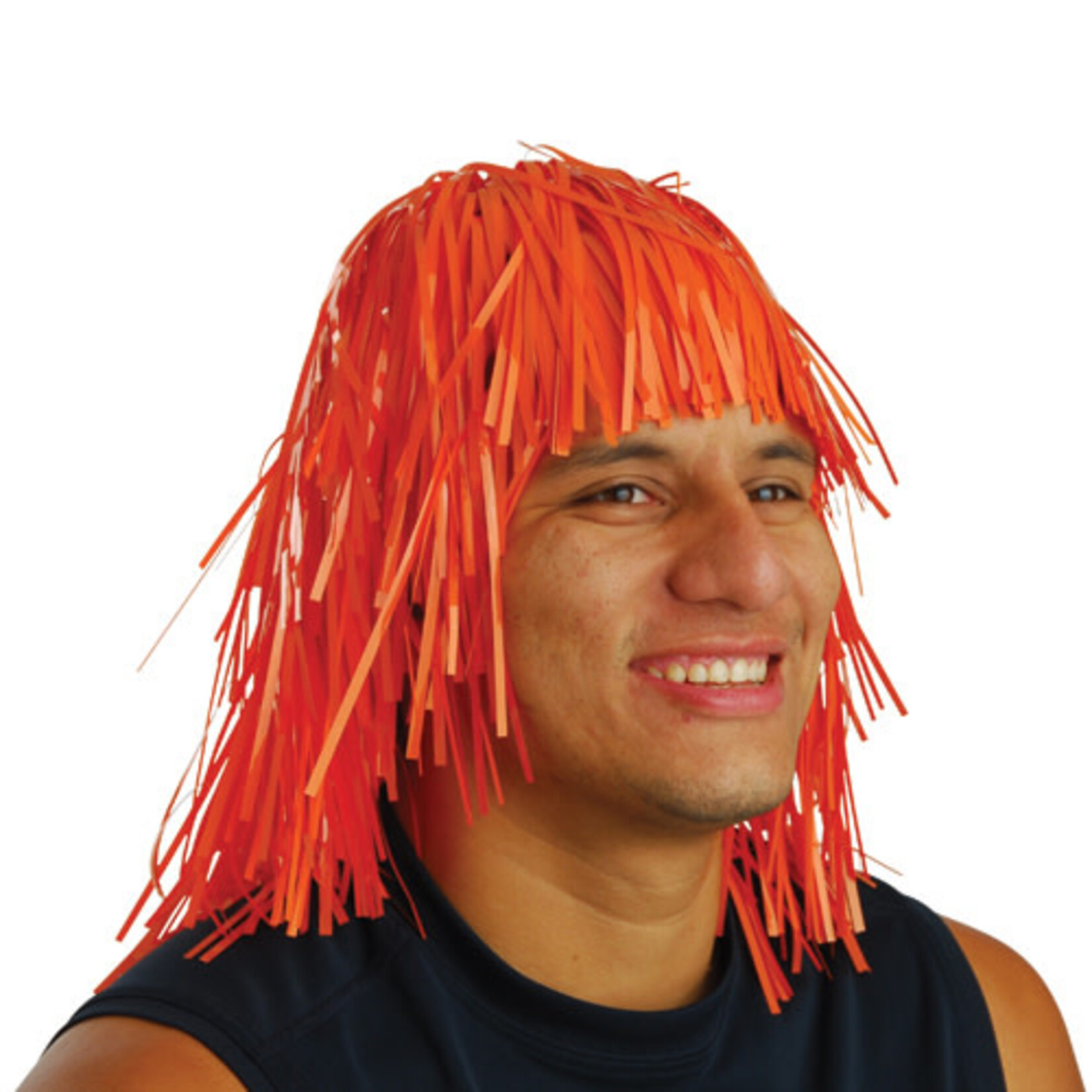 Foil wig Orange