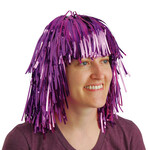 Foil wig Purple