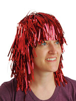 Foil wig Red