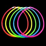 22" Glow Necklaces, Asst Colors