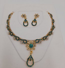 Necklace & Earring Set Teal