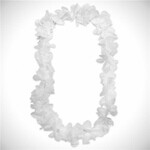 Luau Small Flower Leis White