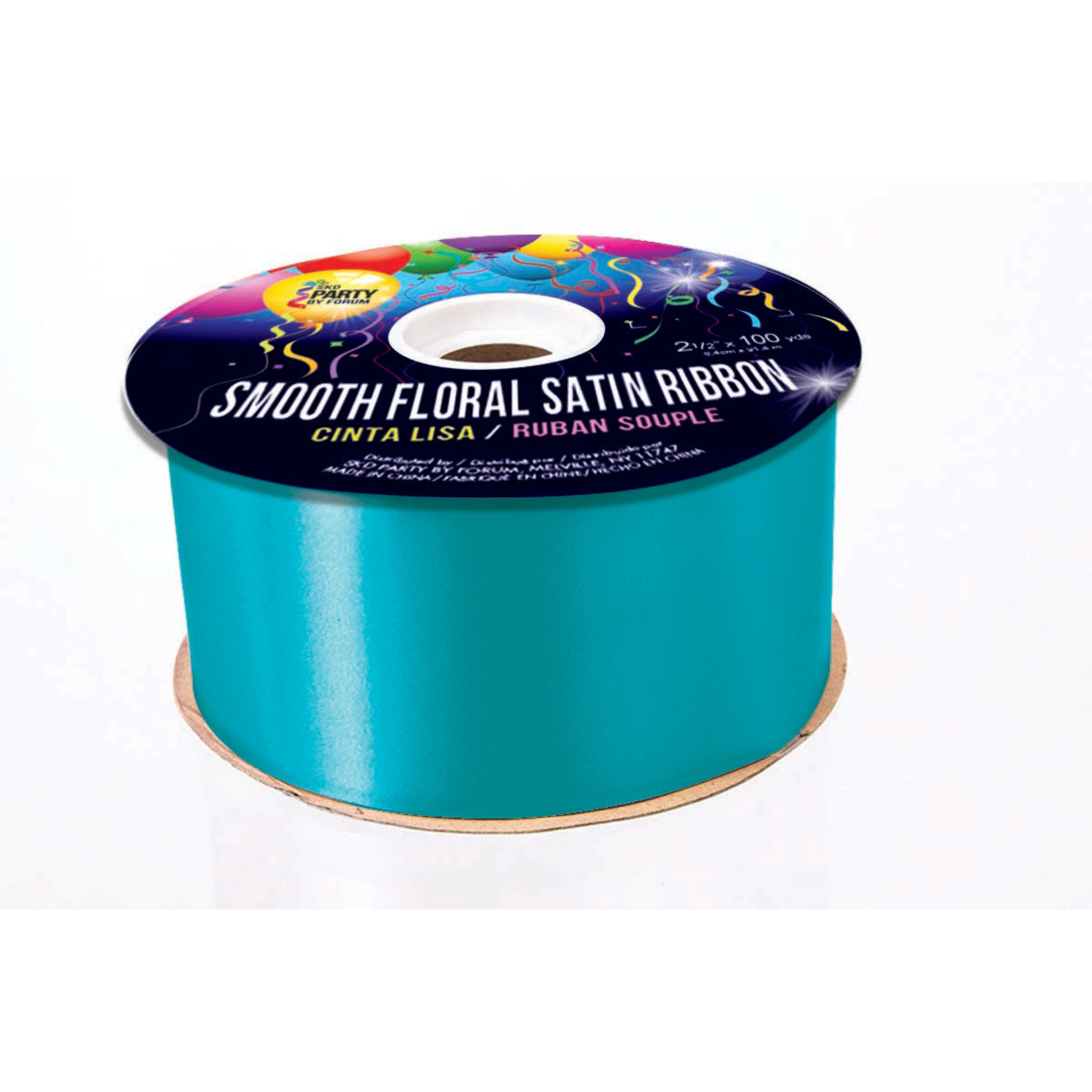 Smooth Floral Satin Ribbon 2 1/2 Inches