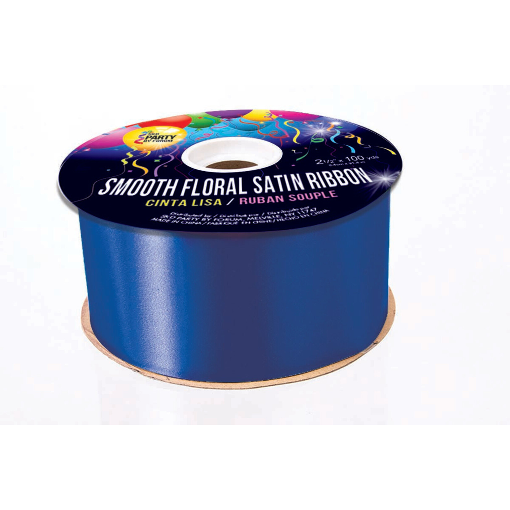 Smooth Floral Satin Ribbon 2 1/2 Inches