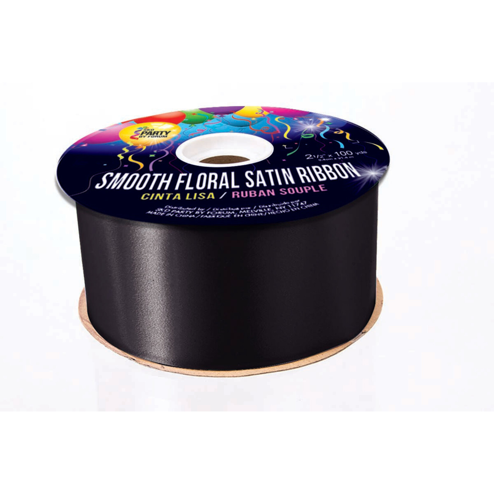 Smooth Floral Satin Ribbon 2 1/2 Inches