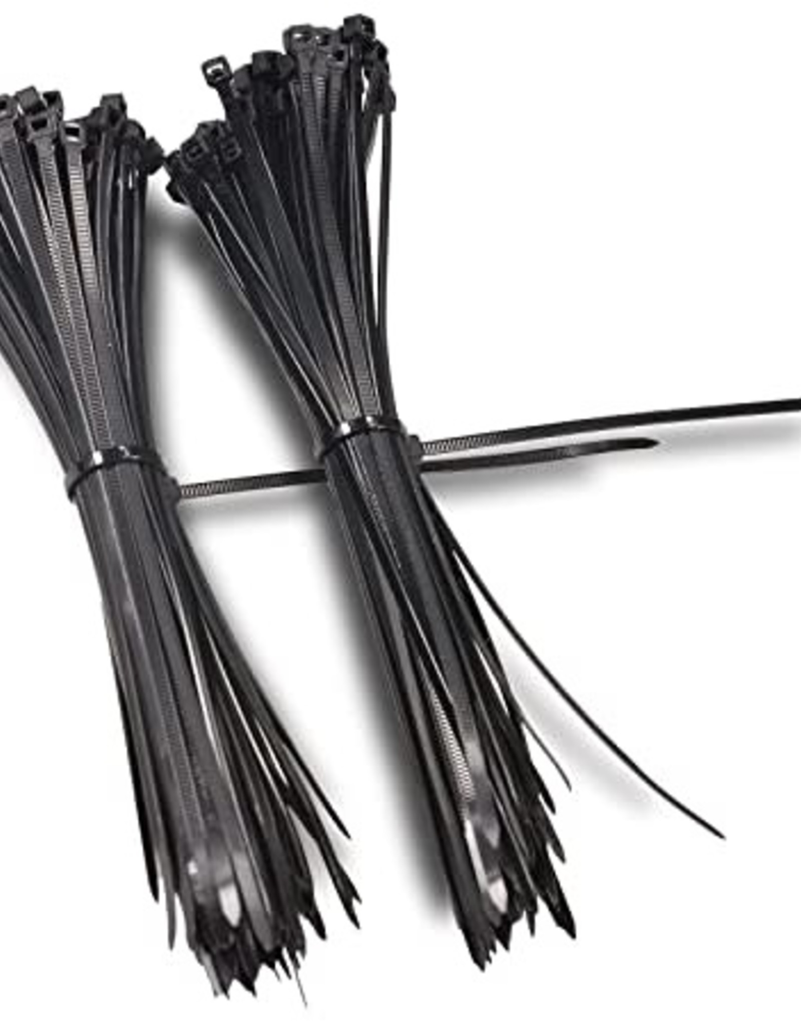 Cable Ties Pack (100pcs) Black 17" x 50 lbs