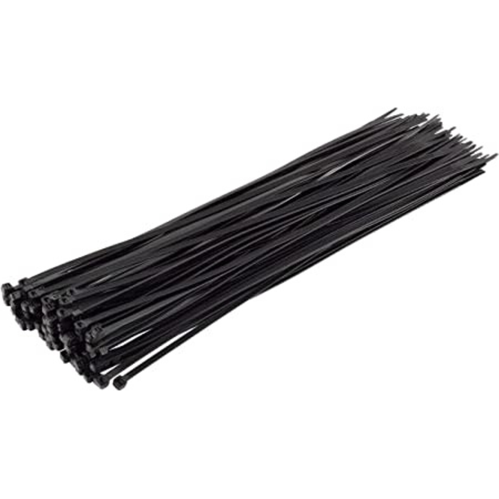 Cable Ties Pack (100pcs) Black 14" x 50 lbs