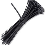 Cable Ties Pack (100pcs) Black 12" x 120 lbs