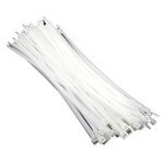 Cable Ties Pack (100pcs) White 12" x 50 lbs
