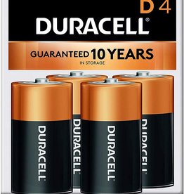 Duracell D Batteries - 4 Pack