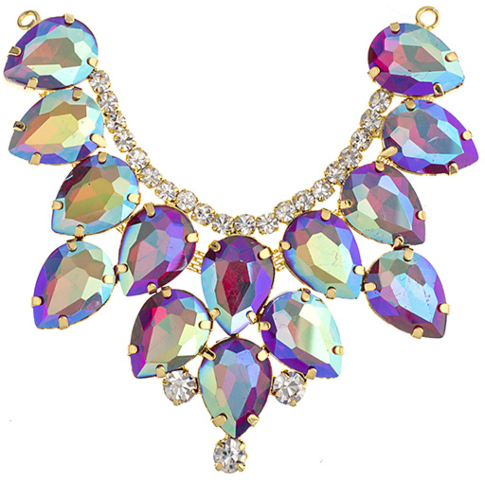 Crystal Motifs Embellishments 9cm Drop