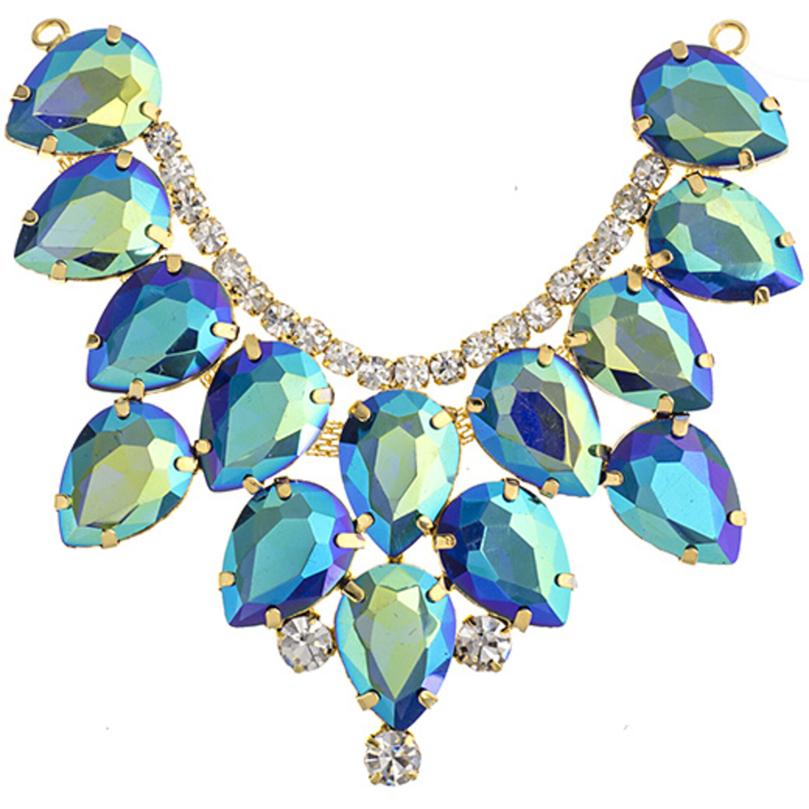 Crystal Motifs Embellishments 9cm Drop