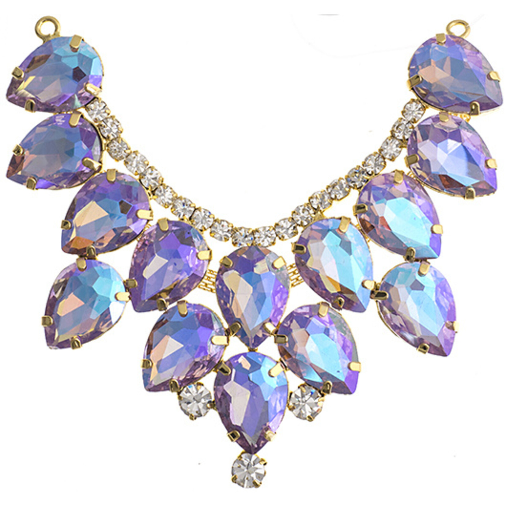 Crystal Motifs Embellishments 9cm Drop