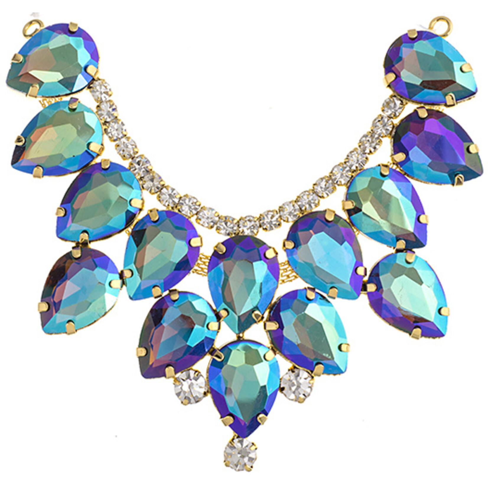 Crystal Motifs Embellishments 9cm Drop