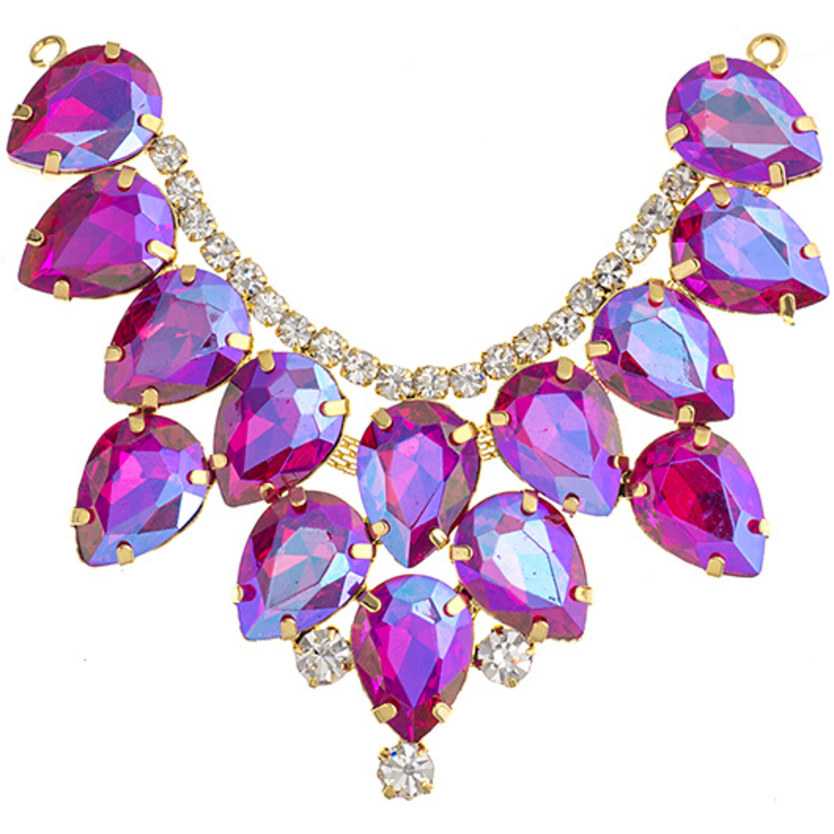 Crystal Motifs Embellishments 9cm Drop