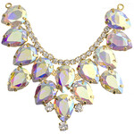 Crystal Motifs Embellishments 9cm Drop