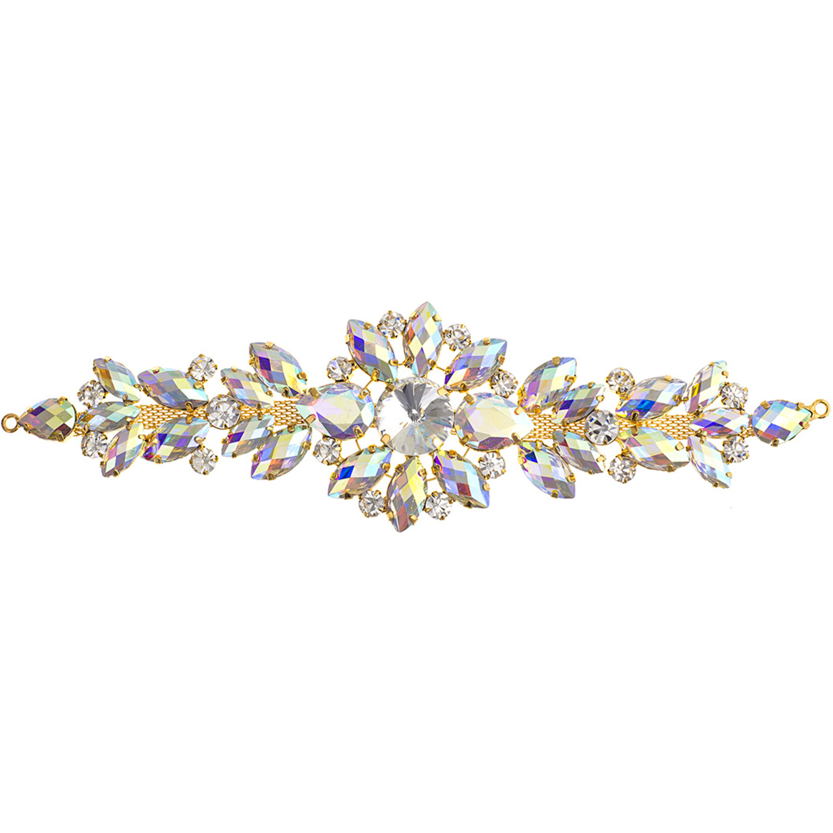 Crystal Motifs Embellishments 18cm Floral