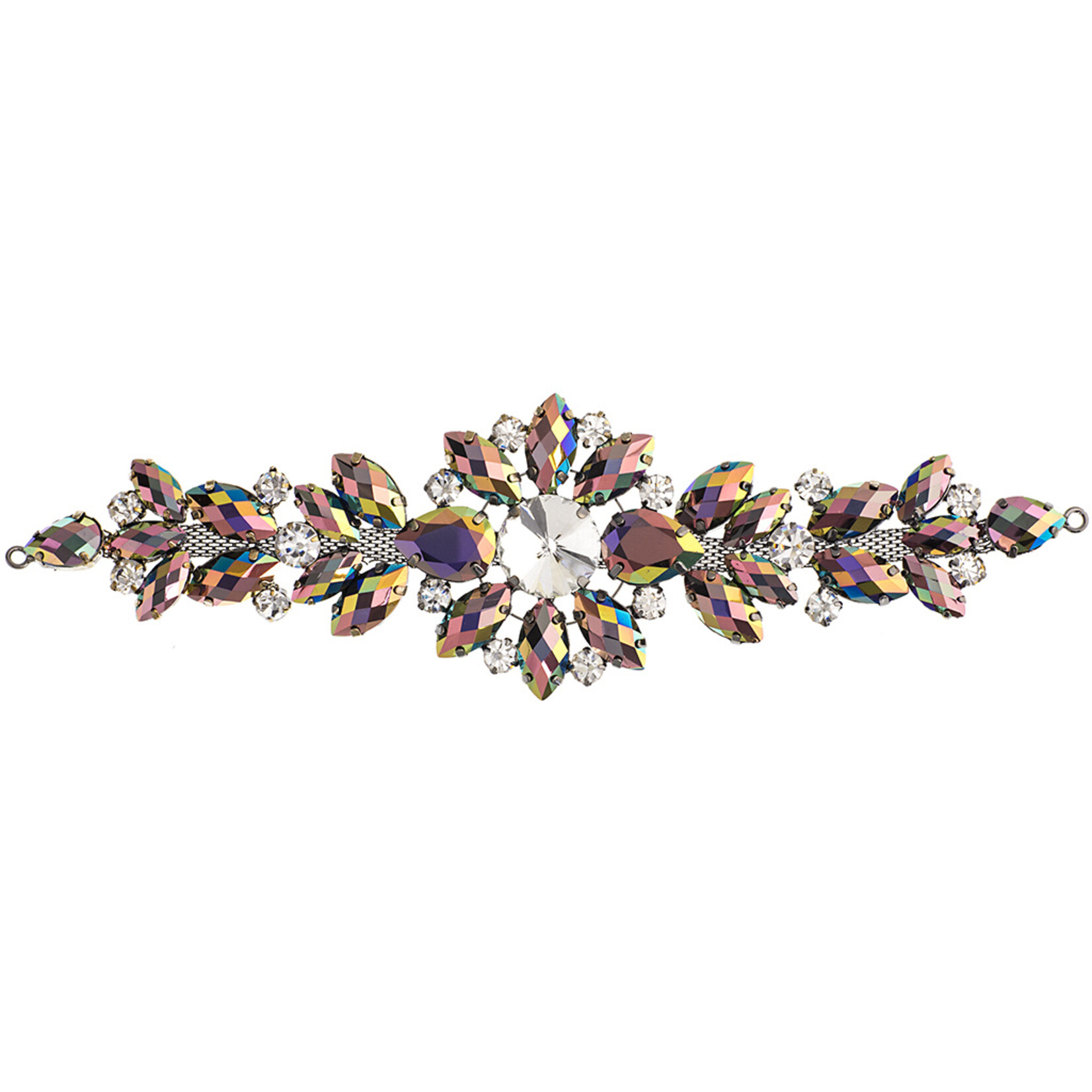Crystal Motifs Embellishments 18cm Floral