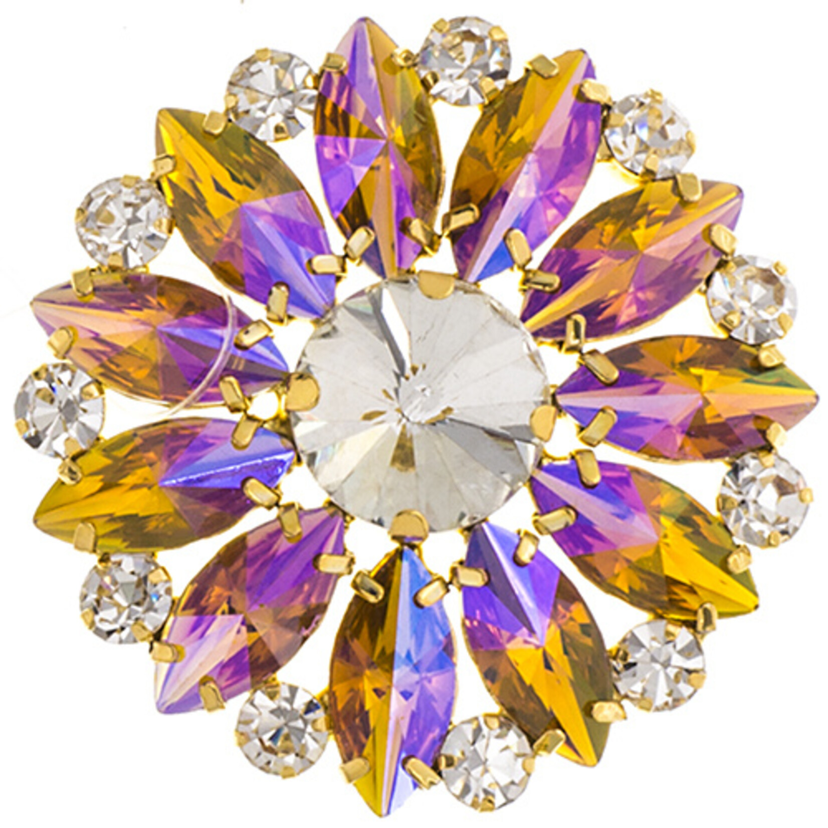 Crystal Motifs Embellishments 4.5cm Round