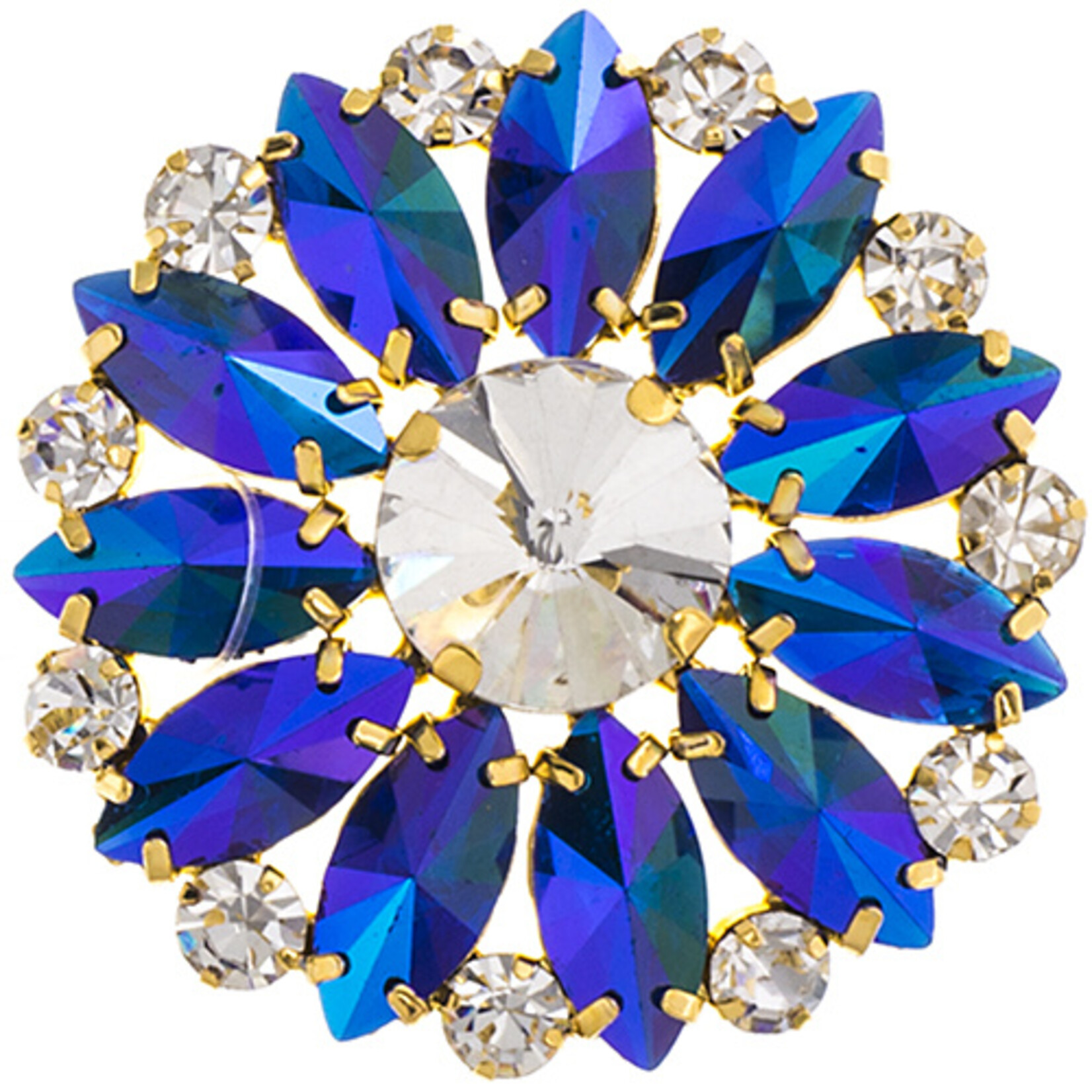 Crystal Motifs Embellishments 4.5cm Round