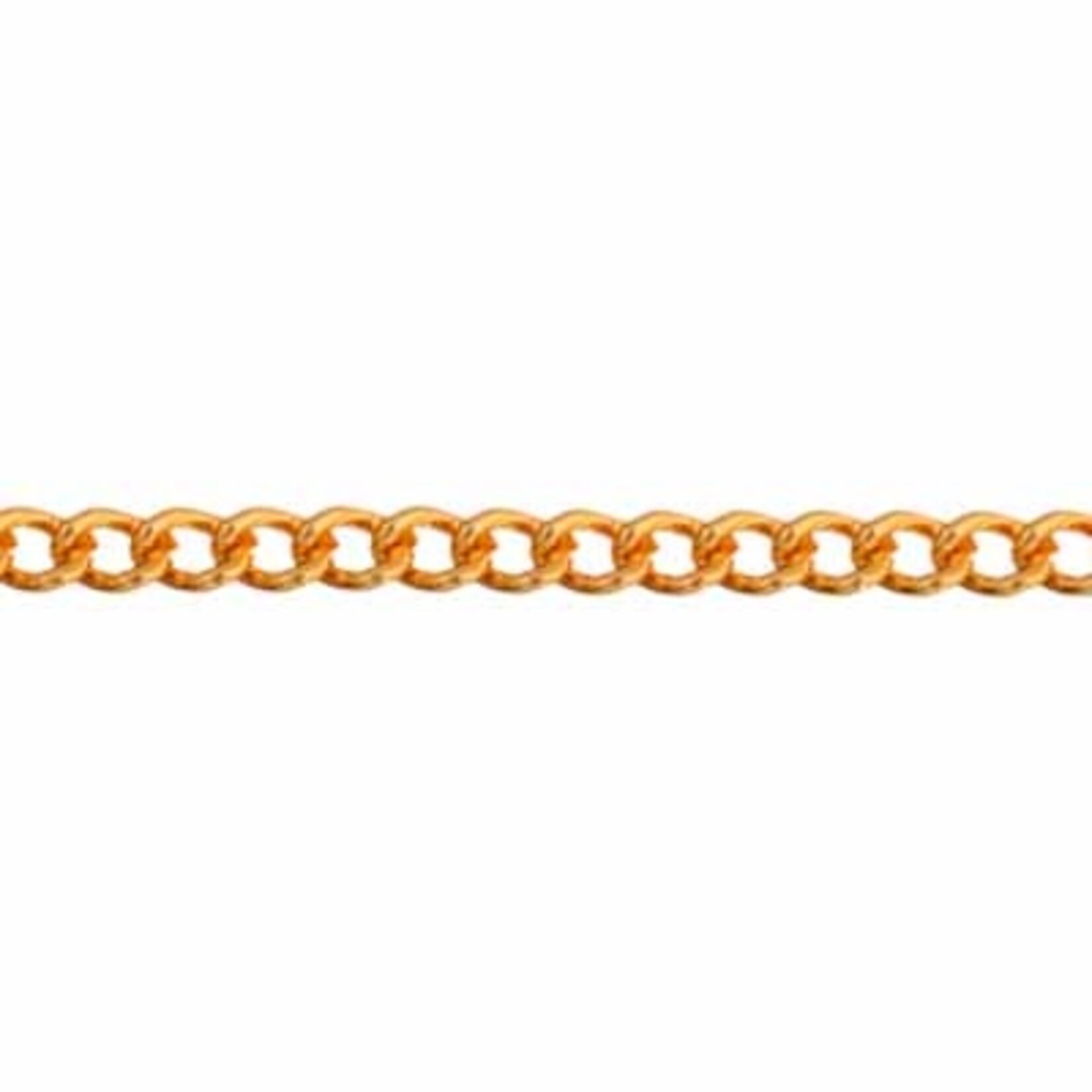 Chain Link Aluminum Gold 3mm (roll) 100 meters