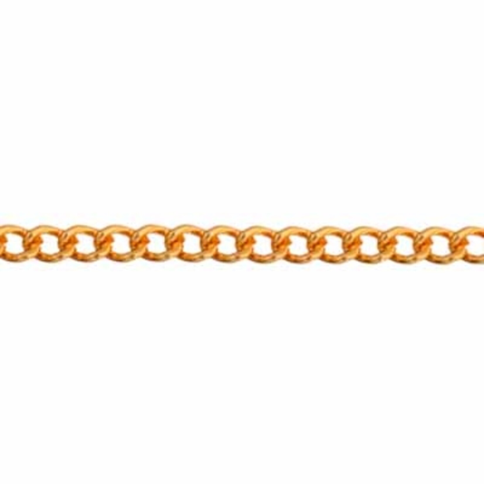 Chain Link Aluminum Gold 3mm (roll) 100 meters