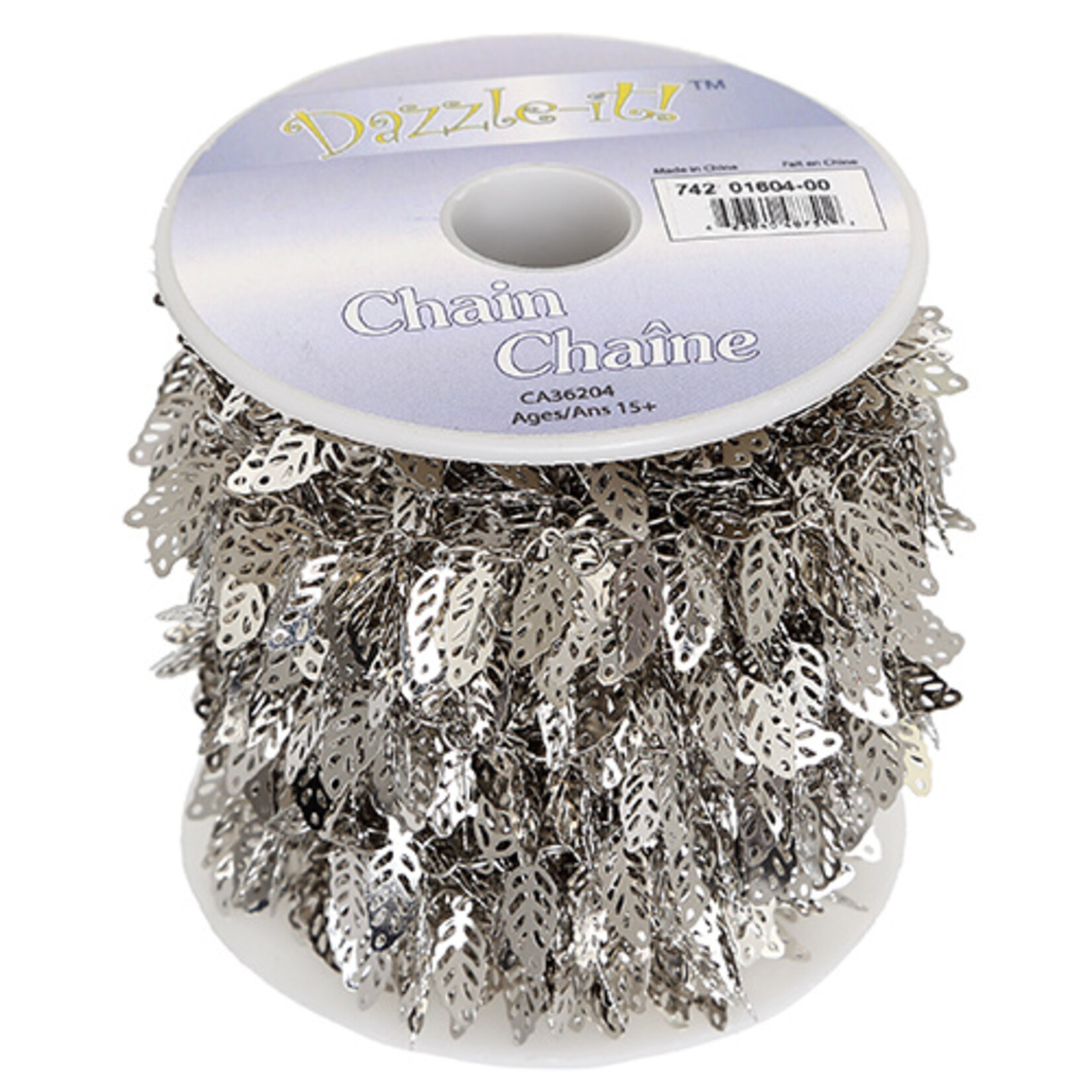 Metal Chain 5x12 mm Leave 5 meters (Silver)