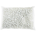 Crowbeads 9mm (1000pcs)  White Opaque