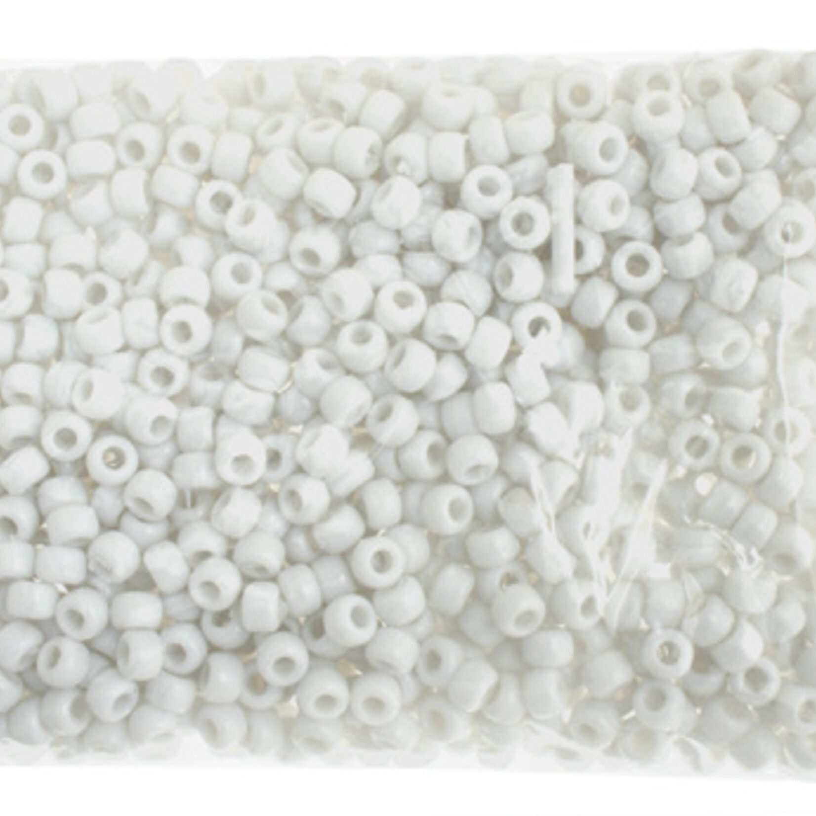 Crowbeads 9mm (1000pcs)  White Opaque