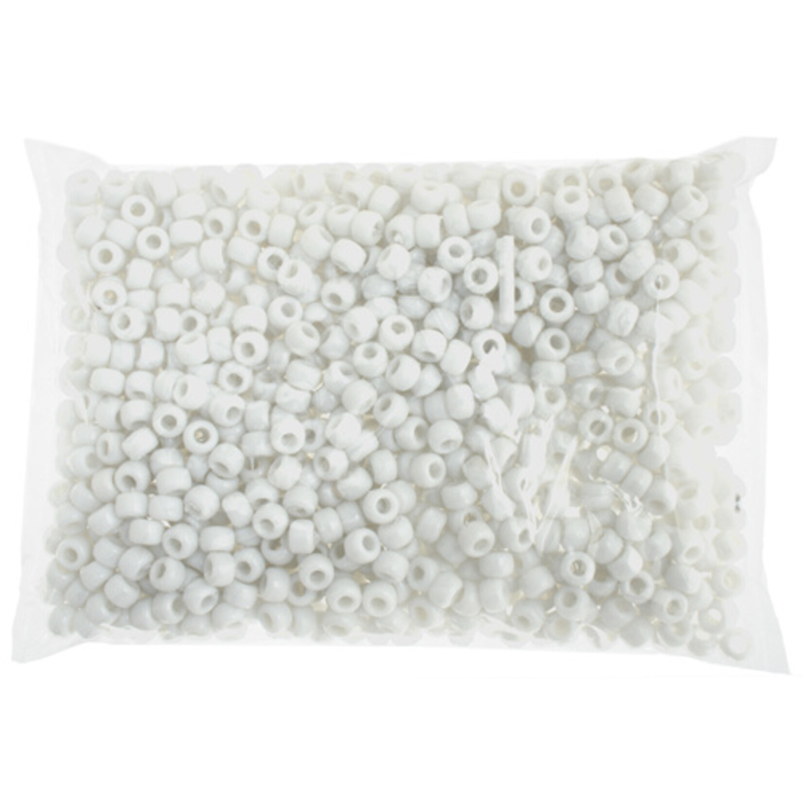 Crowbeads 9mm (1000pcs)  White Opaque