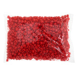 Crowbeads 9mm (1000pcs)  Red Opaque