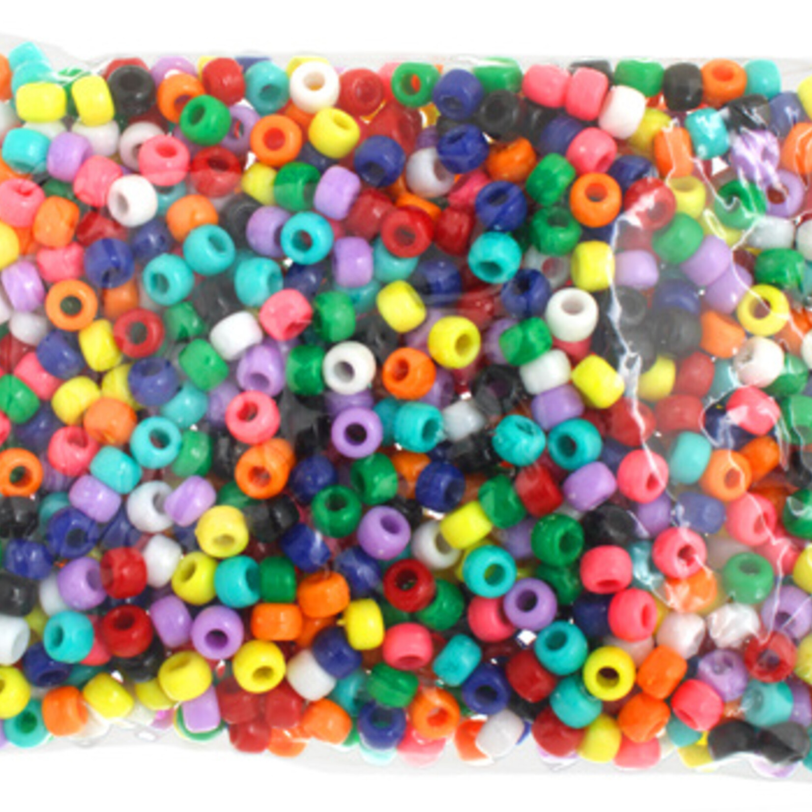 Crowbeads 9mm (1000pcs)  Multi-Color Opaque