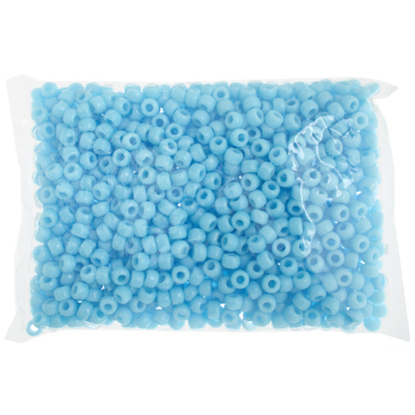 Crowbeads 9mm (1000pcs)  Light Blue Opaque