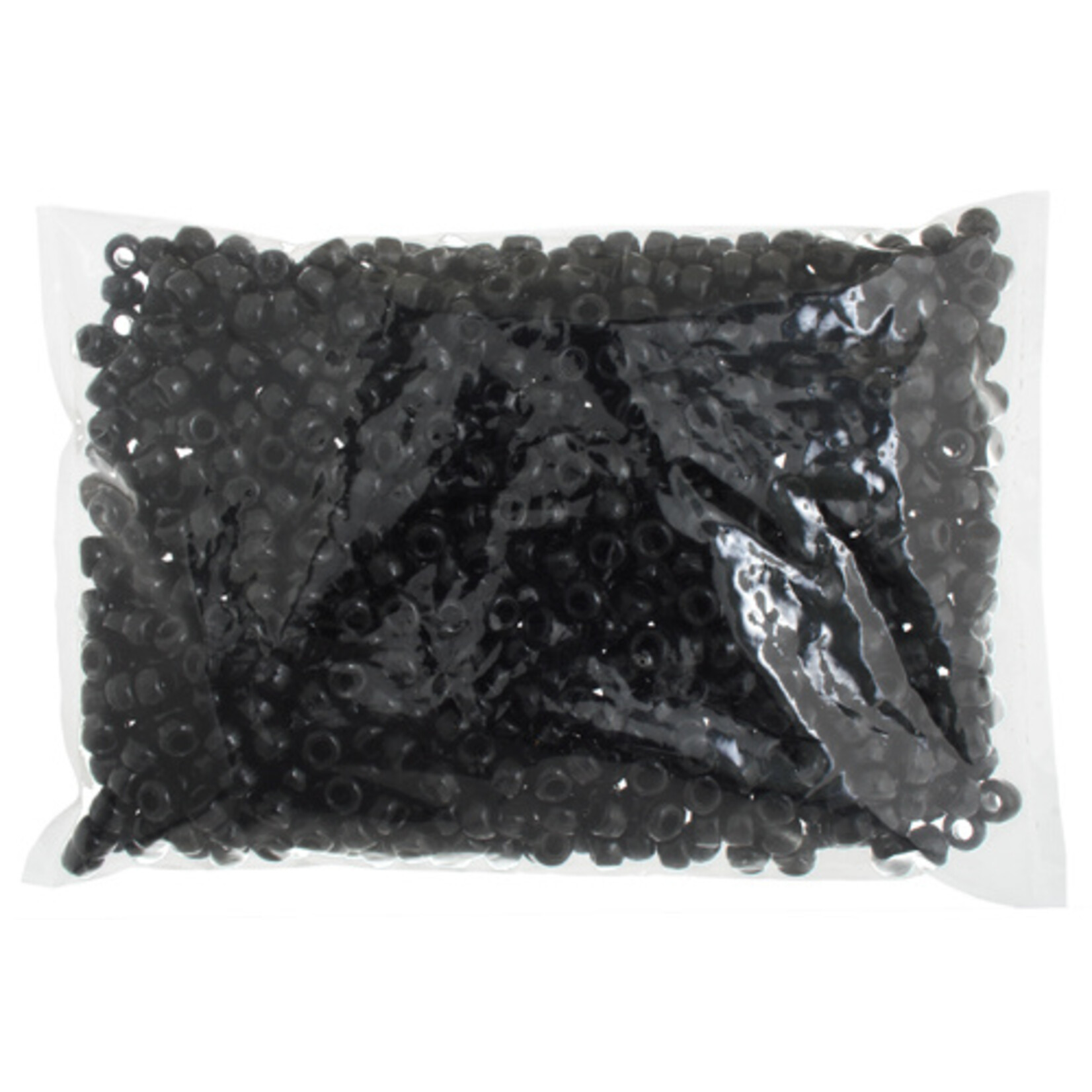 Crowbeads 9mm (1000pcs)  Black Opaque