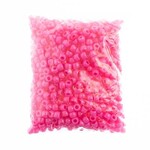 Crowbeads 9mm (1000pcs)  Light Cerise Opaque