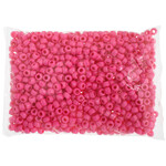 Crowbeads 9mm (1000pcs)  Hot Pink Opaque